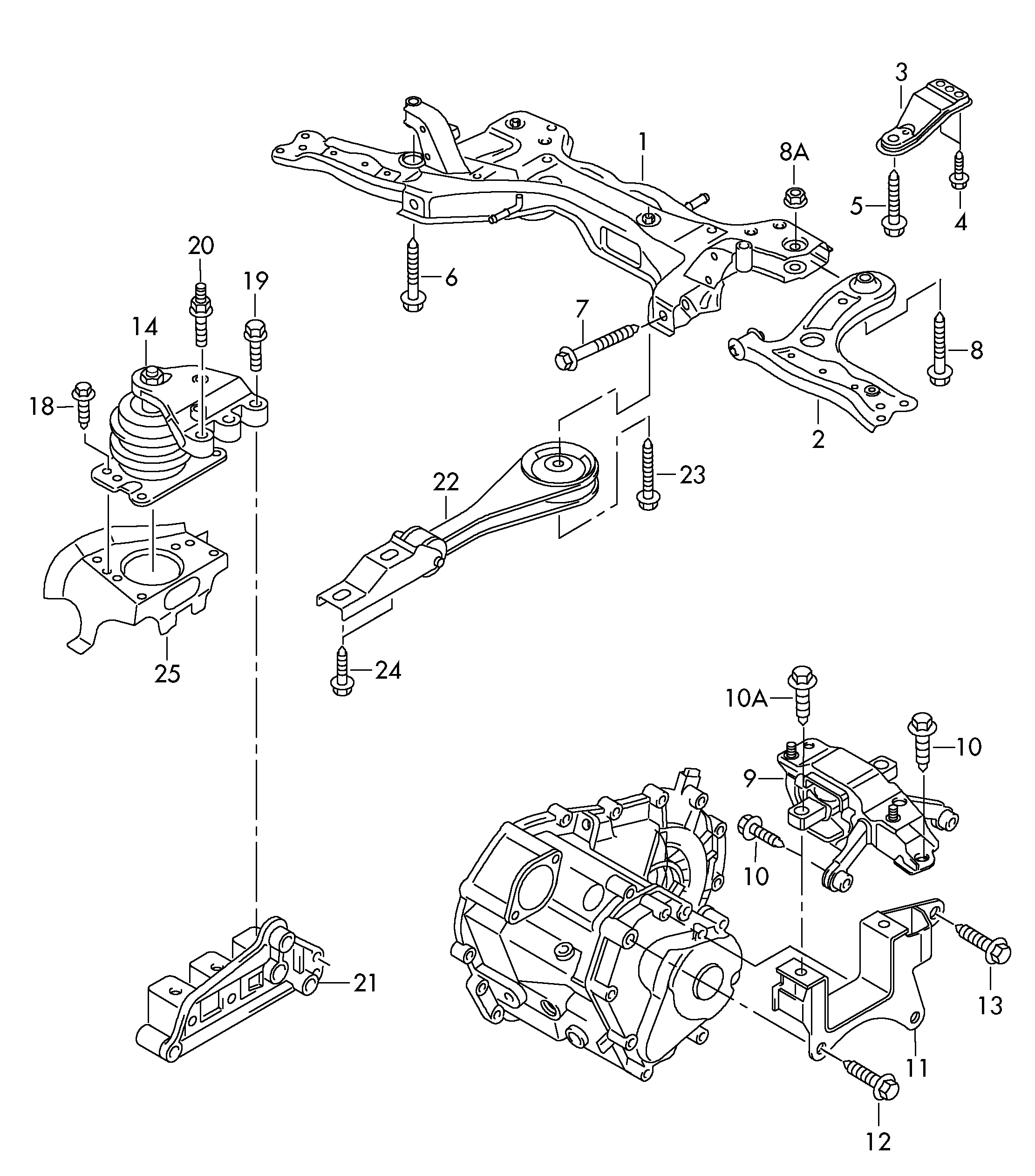 Skoda 6R0 199 167 Q - Suport motor aaoparts.ro