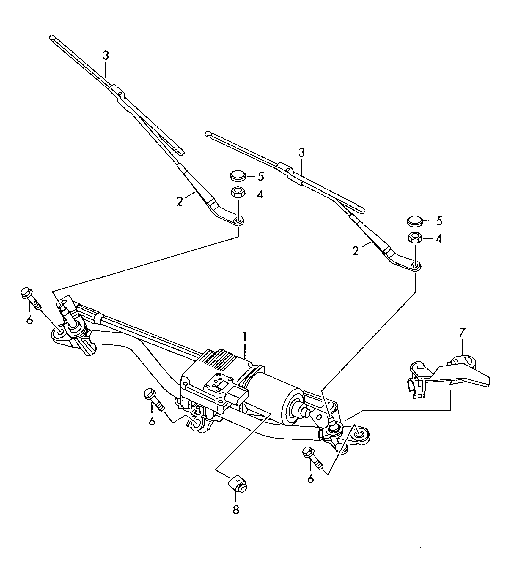Kamoka 3110025 - Legaturi stergator parbriz aaoparts.ro