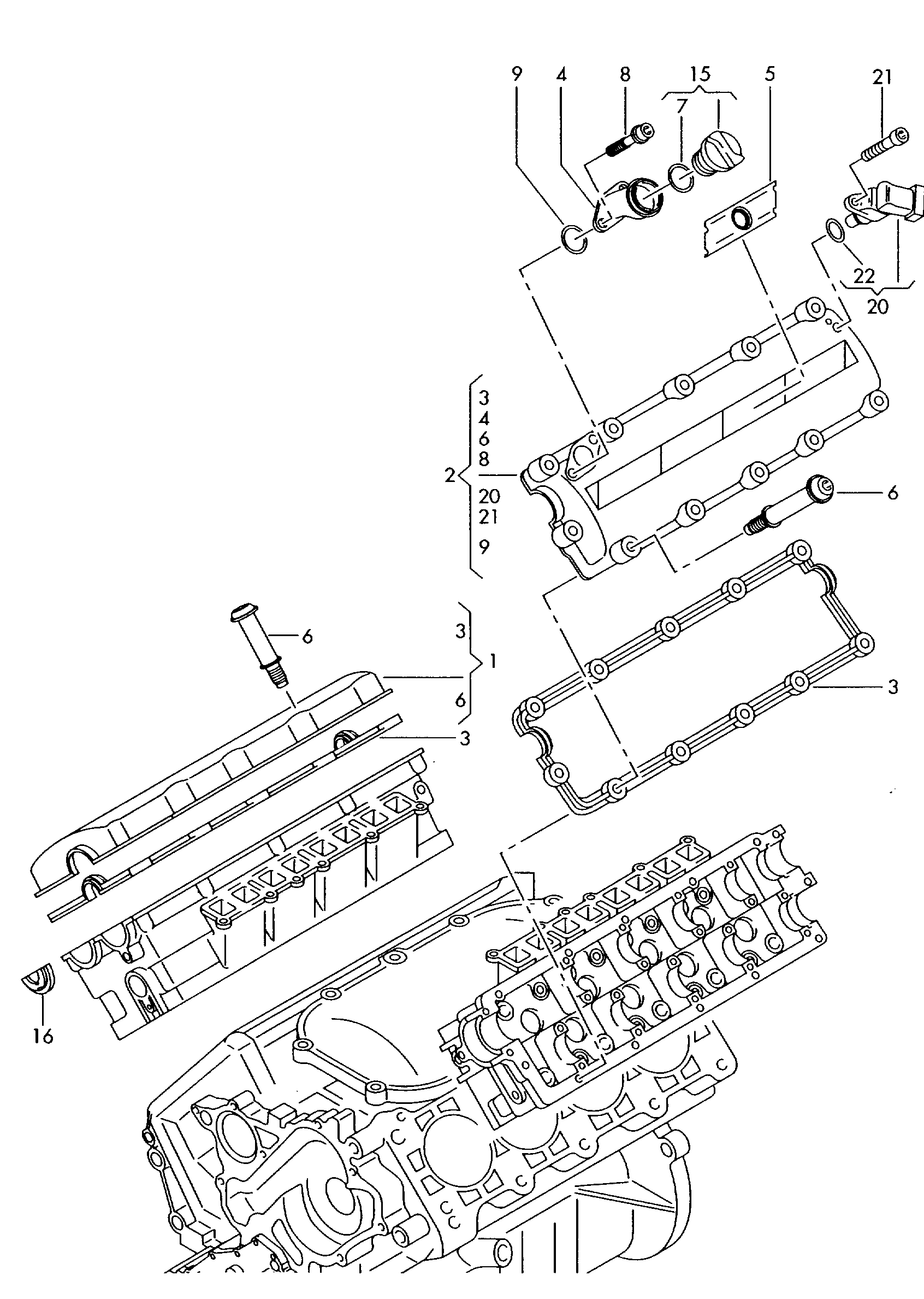 AUDI 057130767 - Senzor,pozitie ax cu came aaoparts.ro