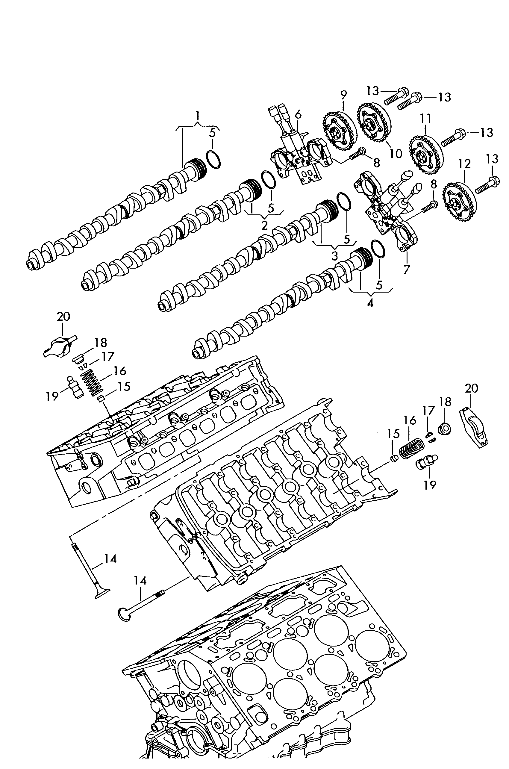 VW 022 109 423 B - Culbutor supapa aaoparts.ro