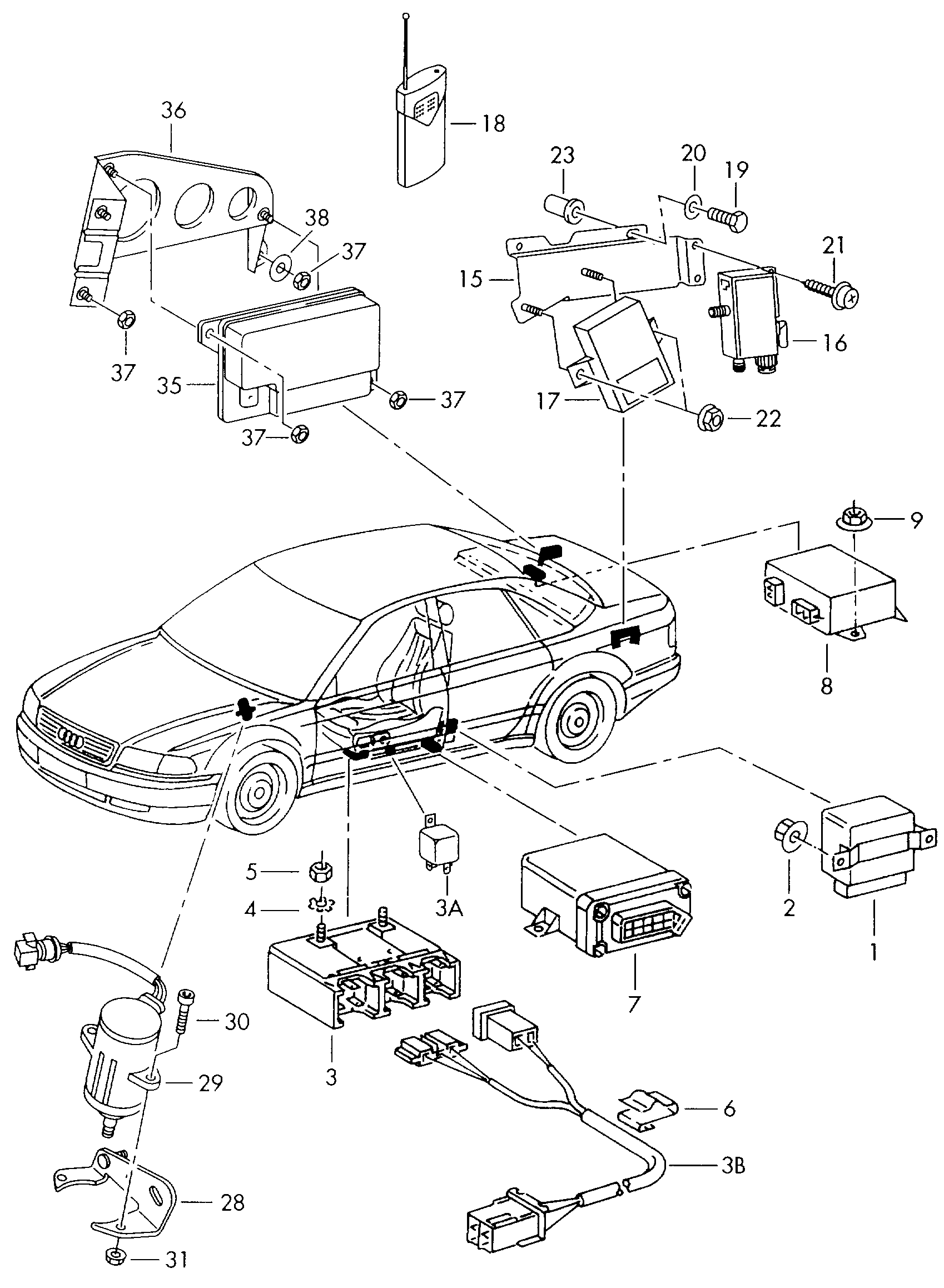 Skoda 443 951 254A - Releu, curent alimentare aaoparts.ro