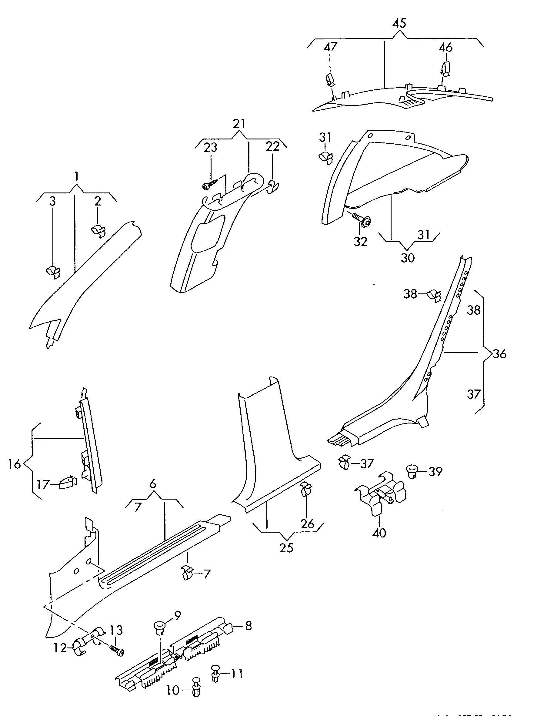 FA1 11-30002.10 - Clips, acoperire decorativa si protectie aaoparts.ro
