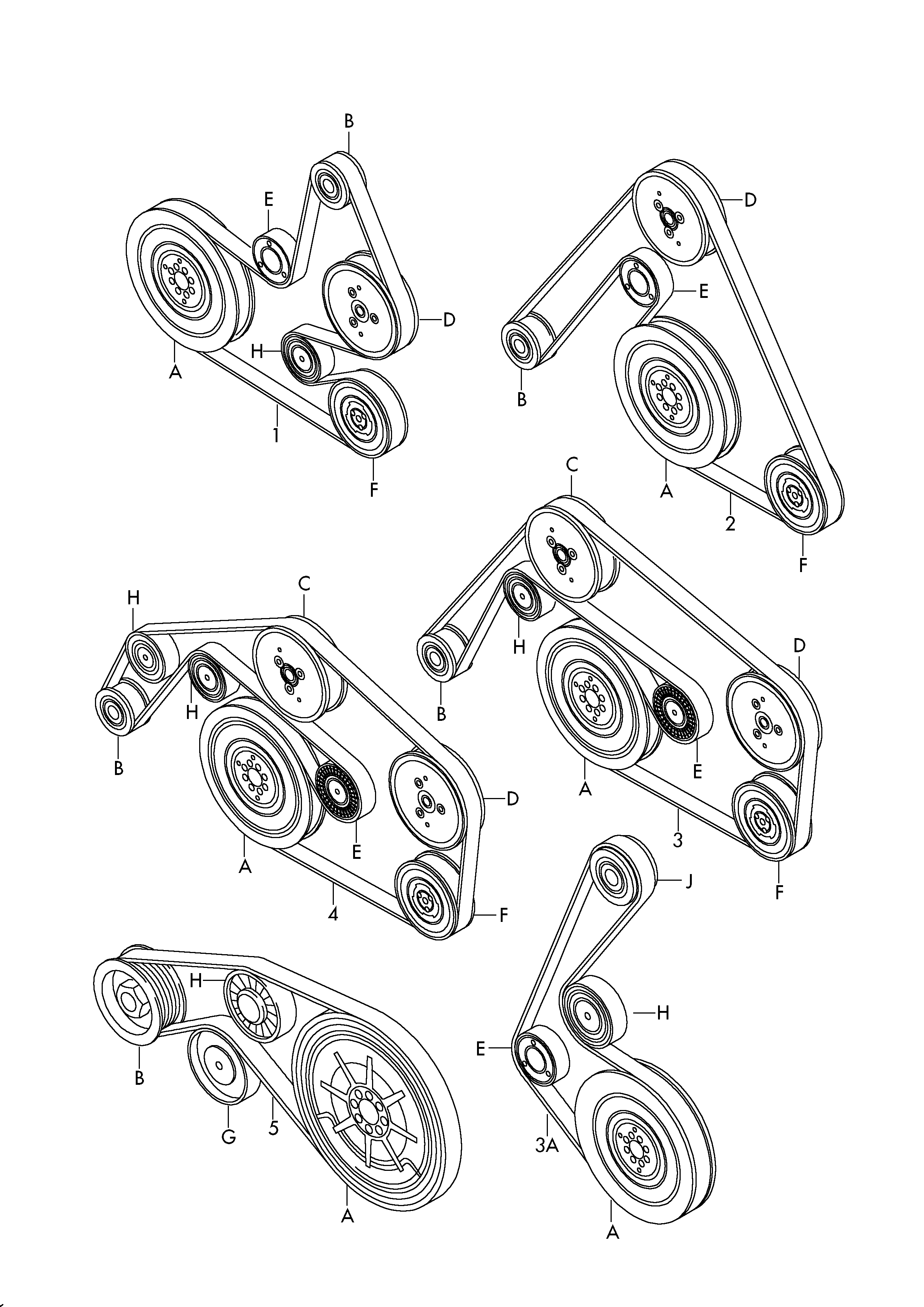 AUDI 03L 903 137 A - Curea transmisie cu caneluri aaoparts.ro