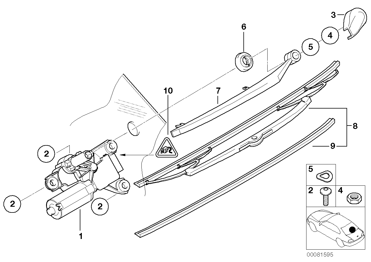 Kamoka 25133 - Brat stergator, parbriz aaoparts.ro