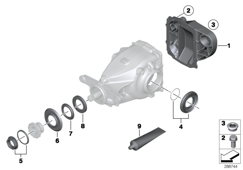 BMW 33107564416 - Simering, diferential aaoparts.ro