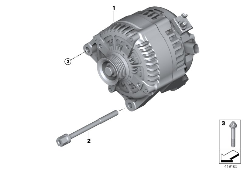 Mini 12 31 7 640 132 - Generator / Alternator aaoparts.ro