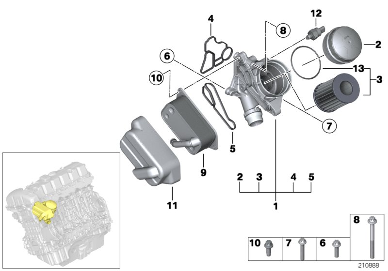 BMW 11428642289 - Filtru ulei aaoparts.ro