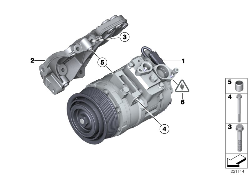 BMW 64 52 9 217 869 - Compresor, climatizare aaoparts.ro