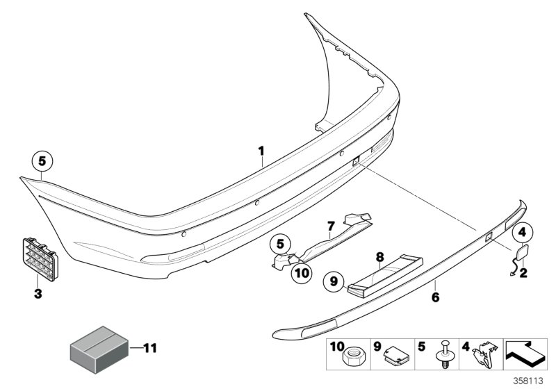 FA1 10-10006.5 - Clips, acoperire decorativa si protectie aaoparts.ro