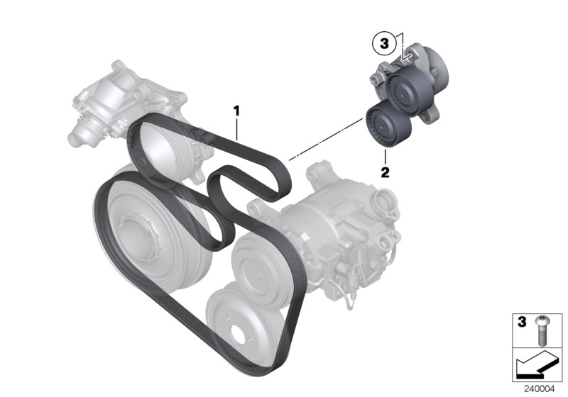 BMW 11 28 8 519 874 - Curea transmisie cu caneluri aaoparts.ro