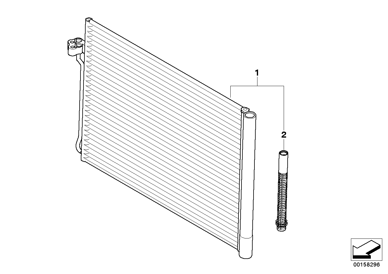 BMW 64 53 6 972 553 - Condensator, climatizare aaoparts.ro