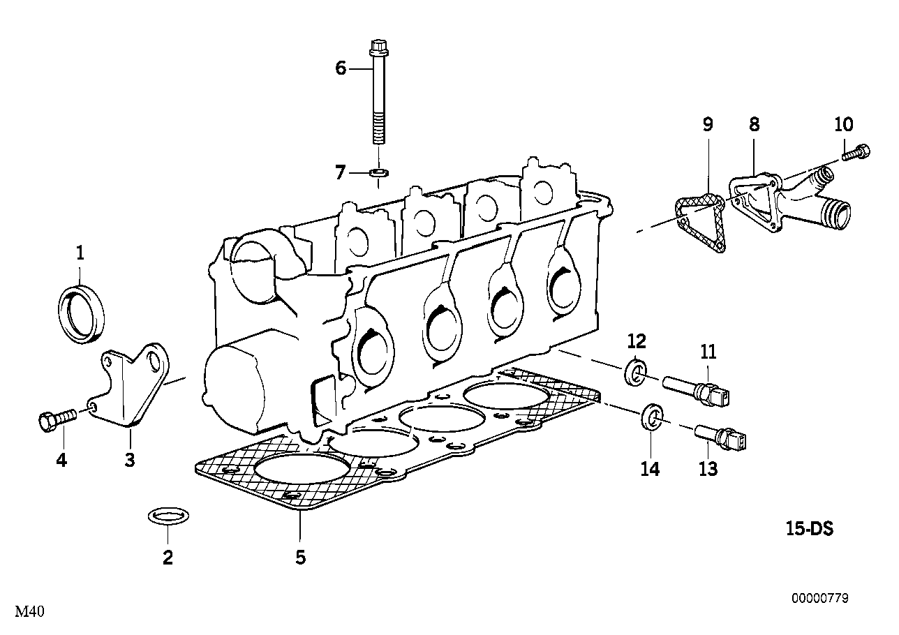 BMW 12 62 1 710 512 - Senzor,temperatura lichid de racire aaoparts.ro