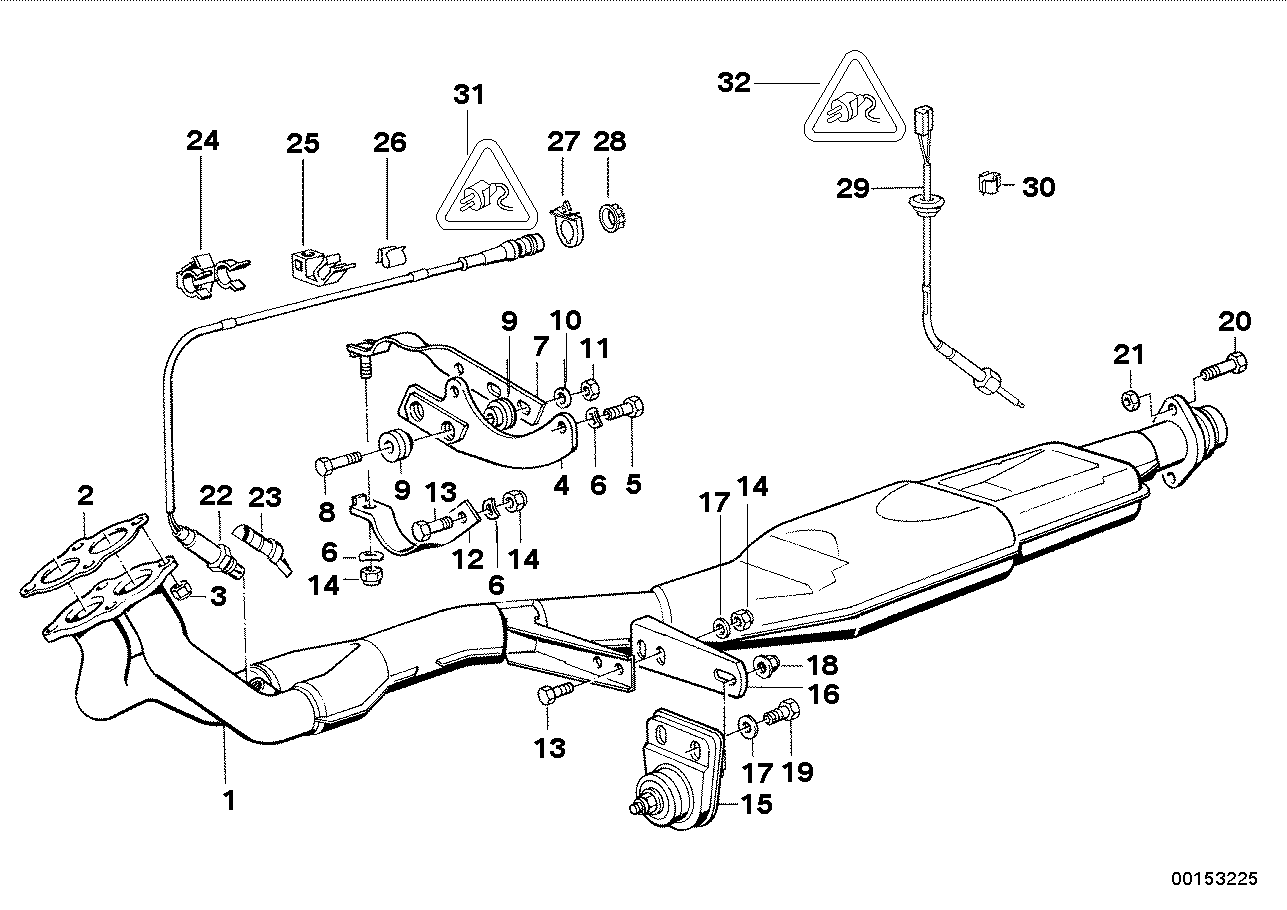 BMW 11 78 1721 125 - Sonda Lambda aaoparts.ro