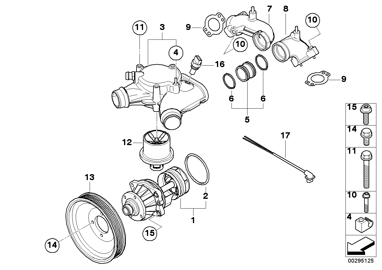 BMW 11531406249 - Garnitura termostat aaoparts.ro