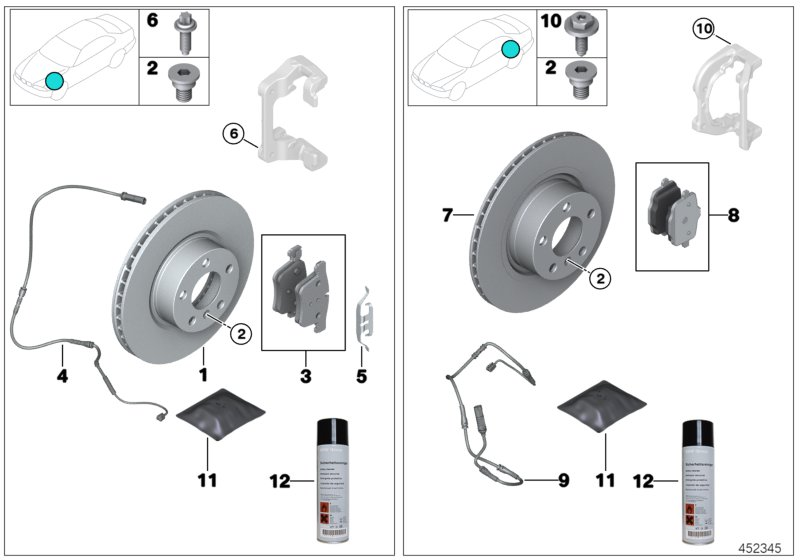 BMW 34106879122 - Disc frana aaoparts.ro