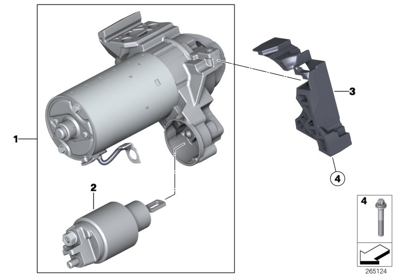 BMW 12 41 8 577 009 - Starter aaoparts.ro