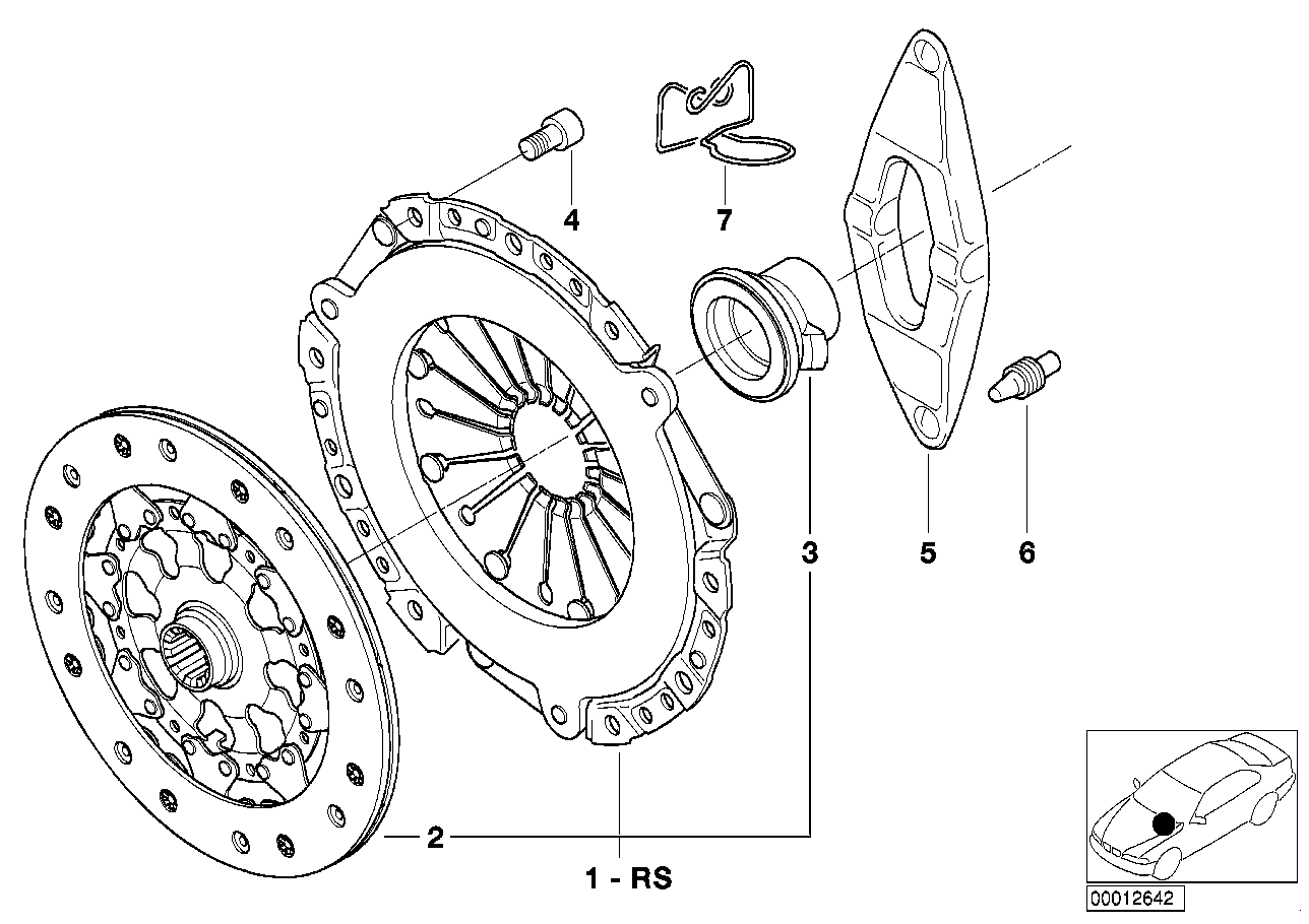 BMW 21 21 1 223 570 - Set ambreiaj aaoparts.ro