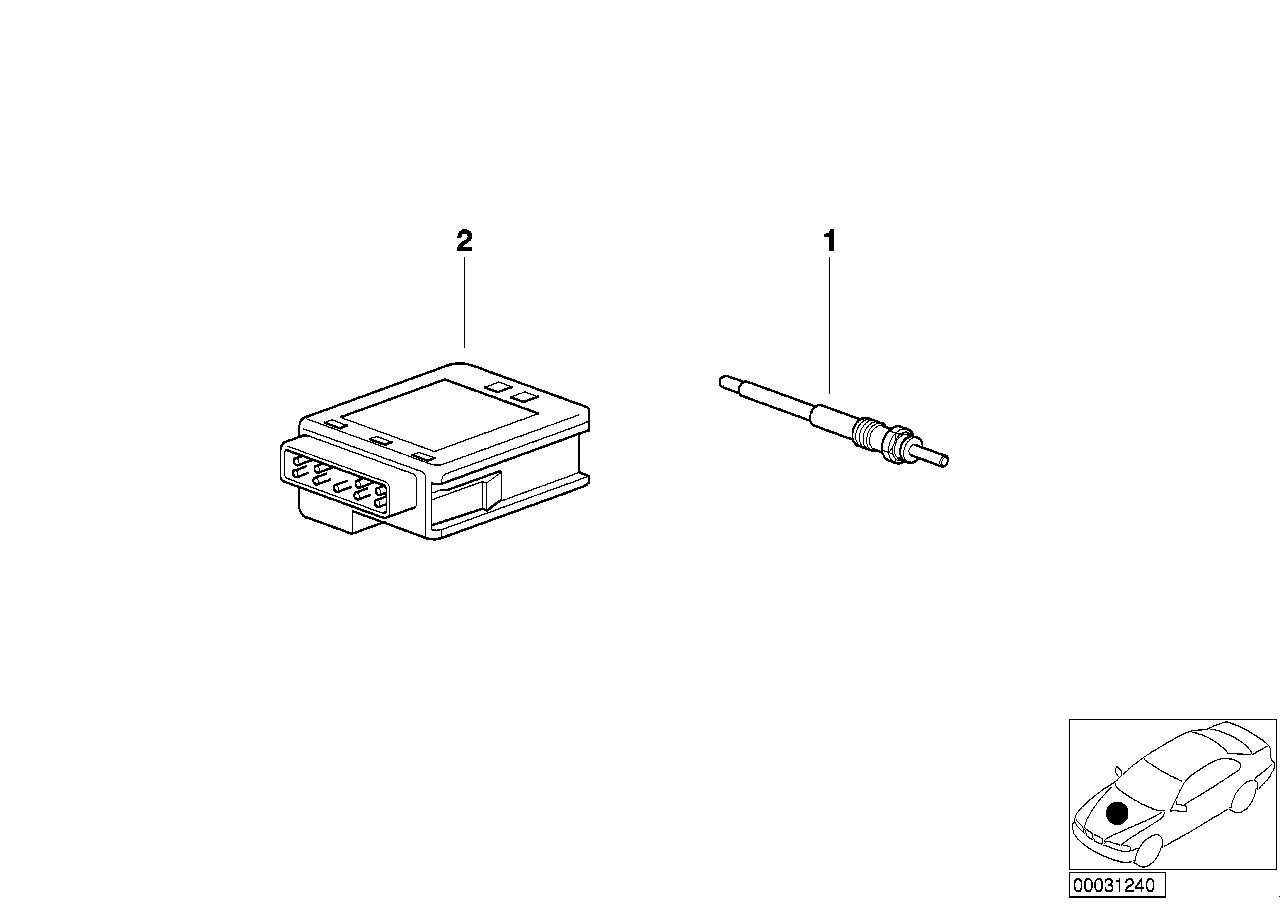 BMW 12 23 22 48 422 - Bujie incandescenta aaoparts.ro