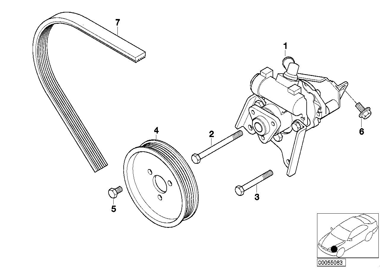 BMW 32 41 6 760 036 - Pompa hidraulica, sistem de directie aaoparts.ro