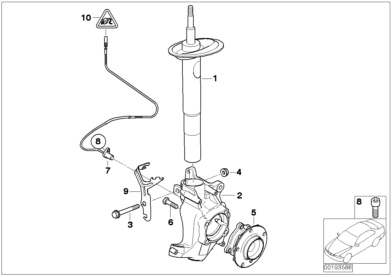 BMW 31 31 6 768 795 - Amortizor aaoparts.ro