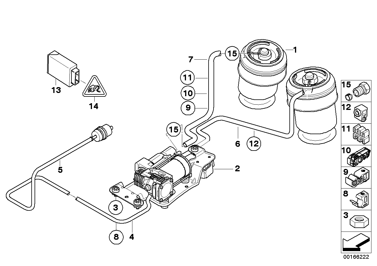 BMW 37126790080 - Arc pneumatic, directie aaoparts.ro