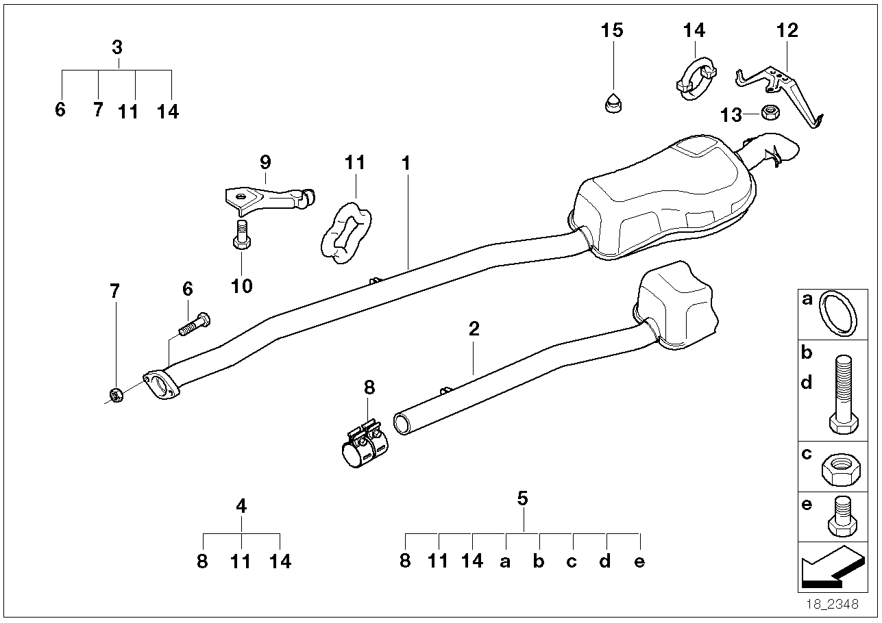 BMW 18 30 7 620 549 - Piulita,galeria de evacuare aaoparts.ro