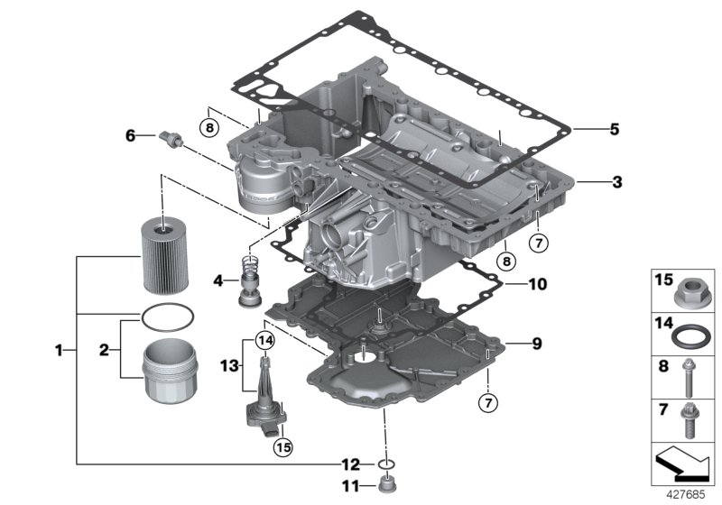 BMW 12 61 8 611 273 - Senzor,presiune ulei aaoparts.ro