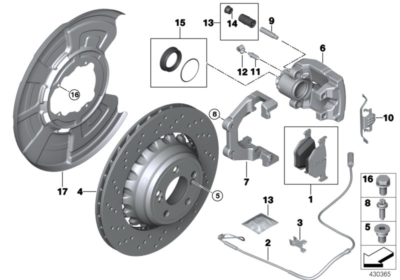 BMW 34216794879 - Set placute frana,frana disc aaoparts.ro