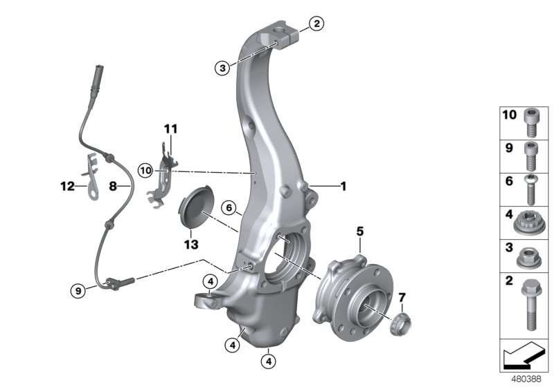 BMW 31 22 6 882 263 - Set rulment roata aaoparts.ro