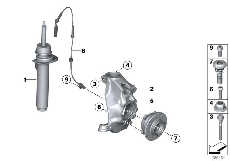 BMW 31206876844 - Set rulment roata aaoparts.ro