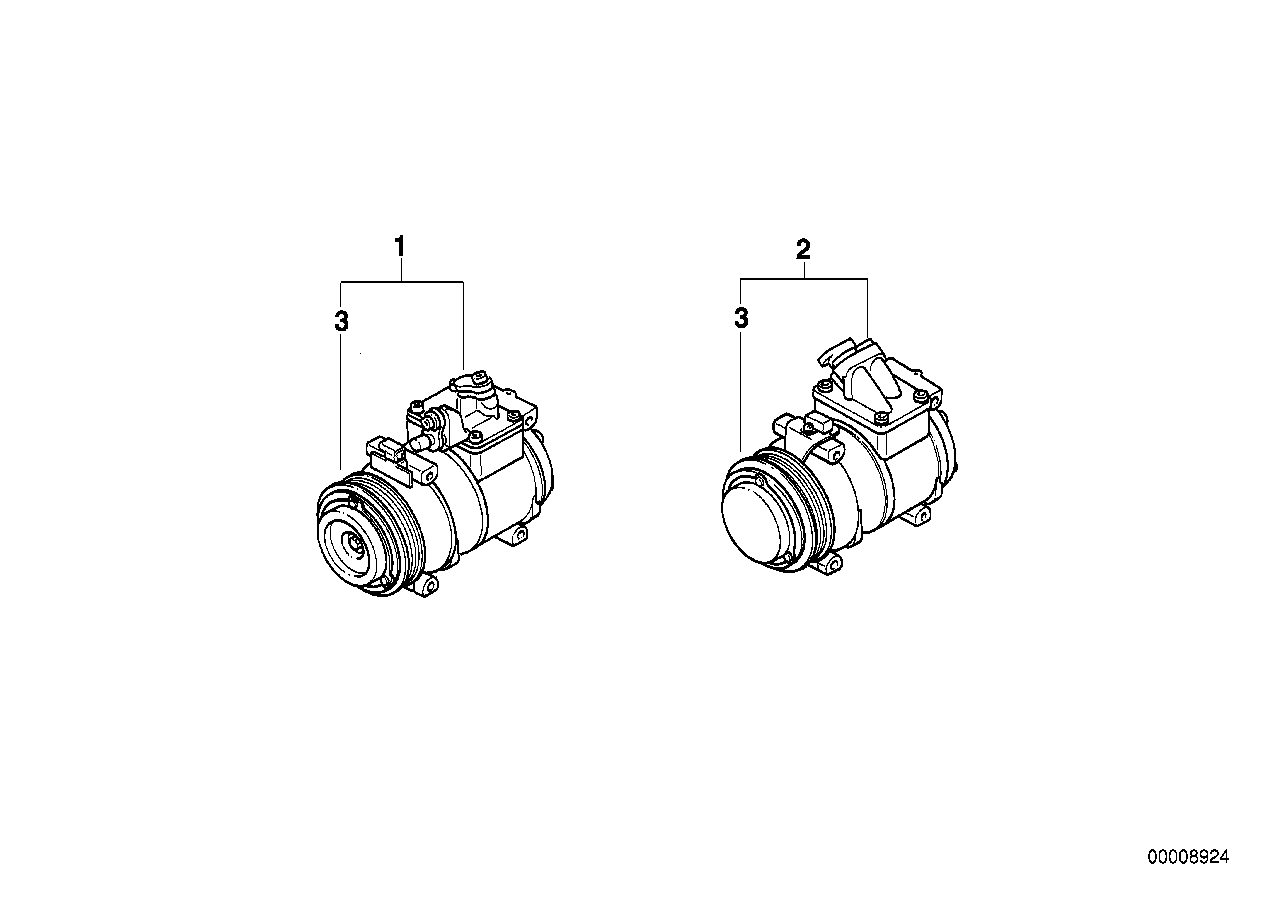 BMW 64526910461 - Compresor, climatizare aaoparts.ro