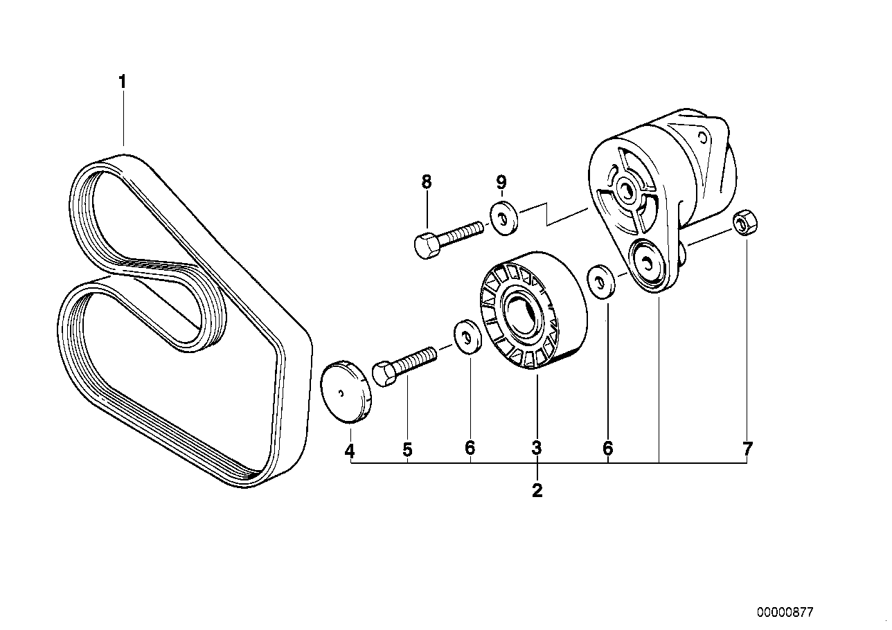 BMW 11287636378 - Curea transmisie cu caneluri aaoparts.ro