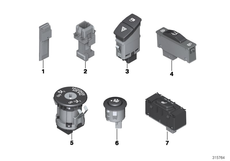 FEBI Bilstein 172472 - Comutator lumini frana aaoparts.ro