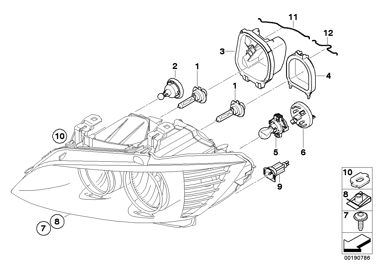 BMW 6311 7046 049 - Element de reglaj,faruri aaoparts.ro