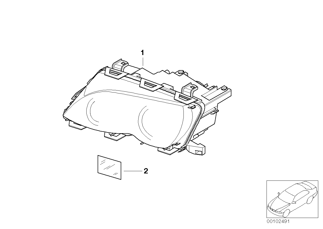BMW 63 12 7 165 769 - Far aaoparts.ro