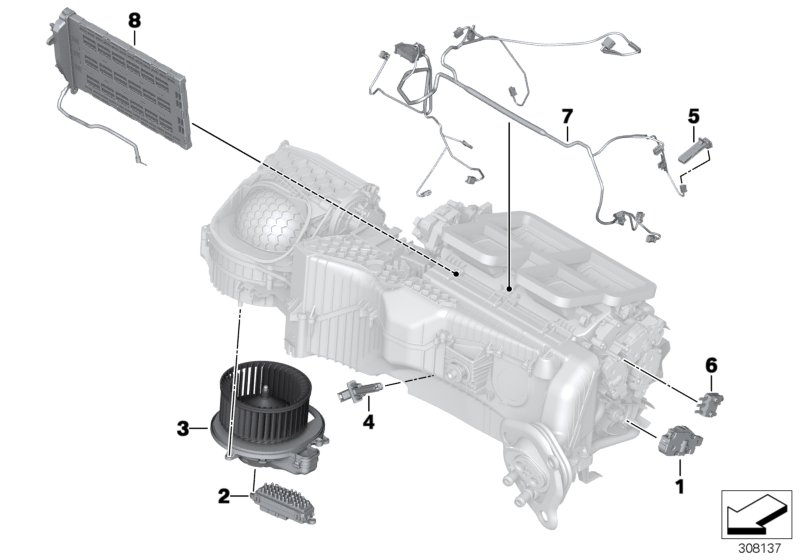 BMW 64119276112 - Rezistor, ventilator habitaclu aaoparts.ro