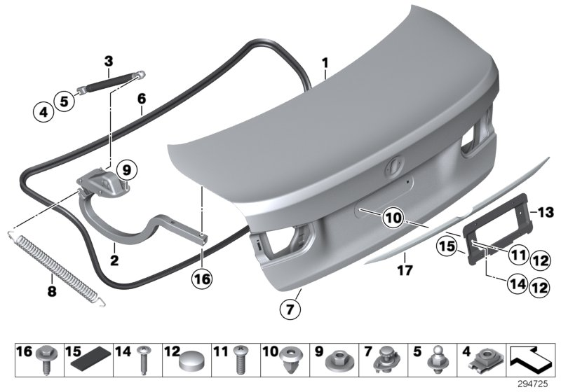 STABILUS 193602 - Amortizor portbagaj aaoparts.ro