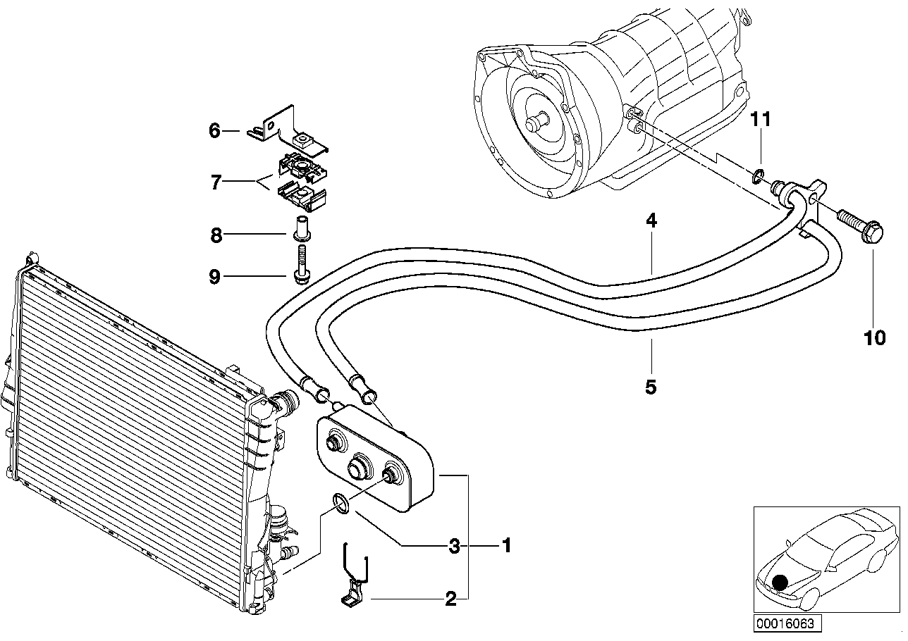BMW 17 22 7 505 826 - Radiator racire ulei, cutie de viteze automata aaoparts.ro