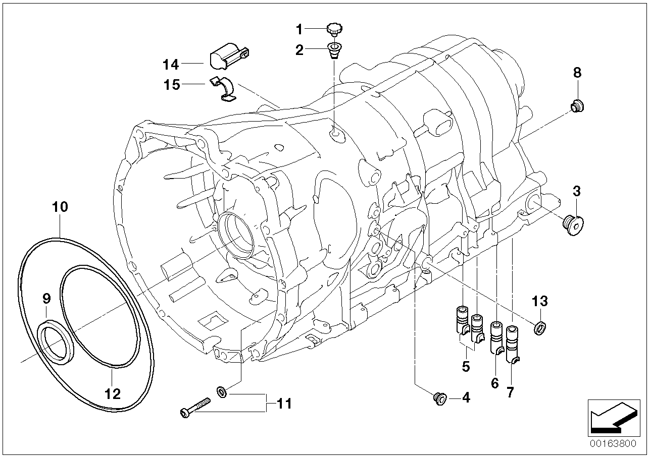 BMW 24317519352 - Simering, transmisie automata aaoparts.ro