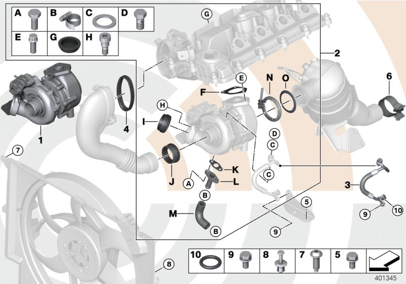 BMW 11657795499* - Compresor,sistem de supraalimentare aaoparts.ro