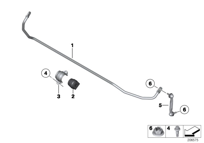 FEBI Bilstein 49386 - Cuzinet, stabilizator aaoparts.ro