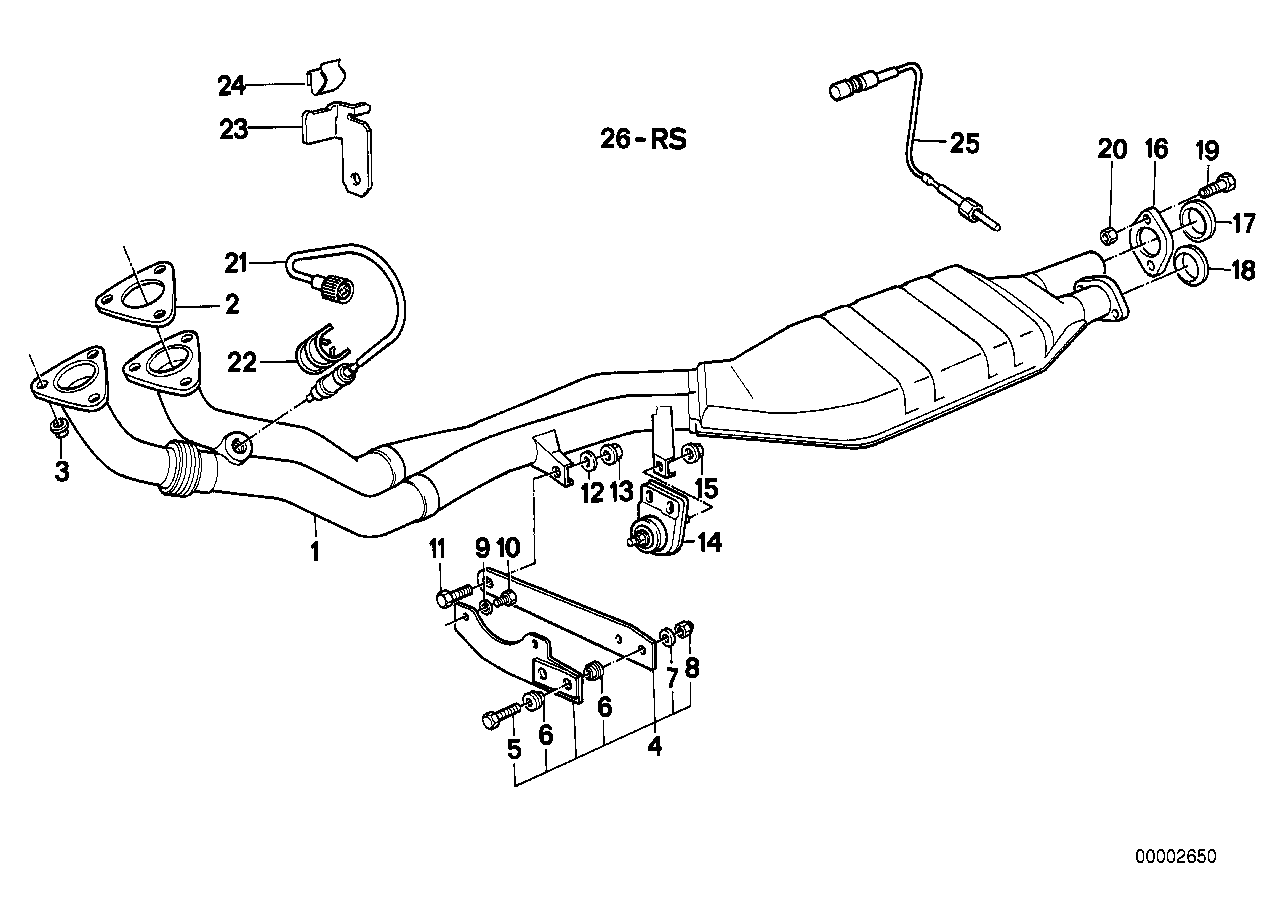 BMW 11 78 1730 007 - Sonda Lambda aaoparts.ro