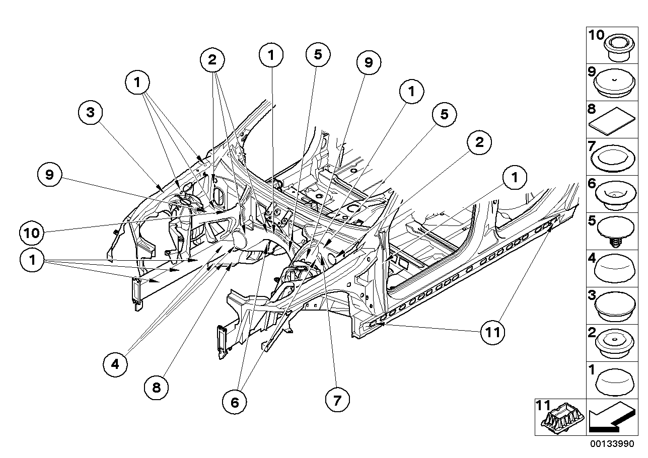 BMW 51 71 7 065 919 - Punct de sprijin, cric aaoparts.ro