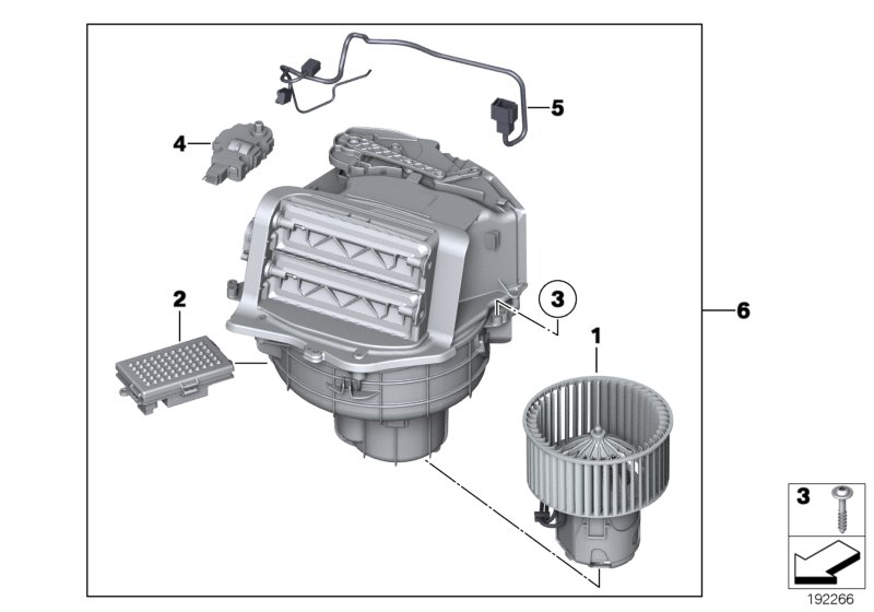 BMW 64 11 9 242 607 - Ventilator, habitaclu aaoparts.ro