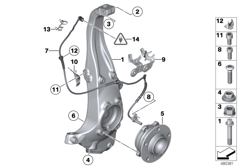 BMW 31 10 6 789 333 - Set reparatie, suspensie aaoparts.ro