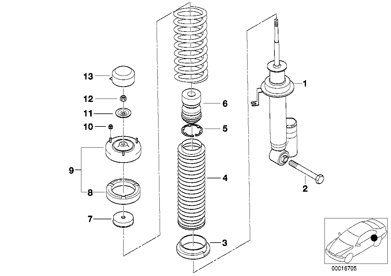 Rolls-Royce 31 10 6 774 714 - Set reparatie, suspensie aaoparts.ro