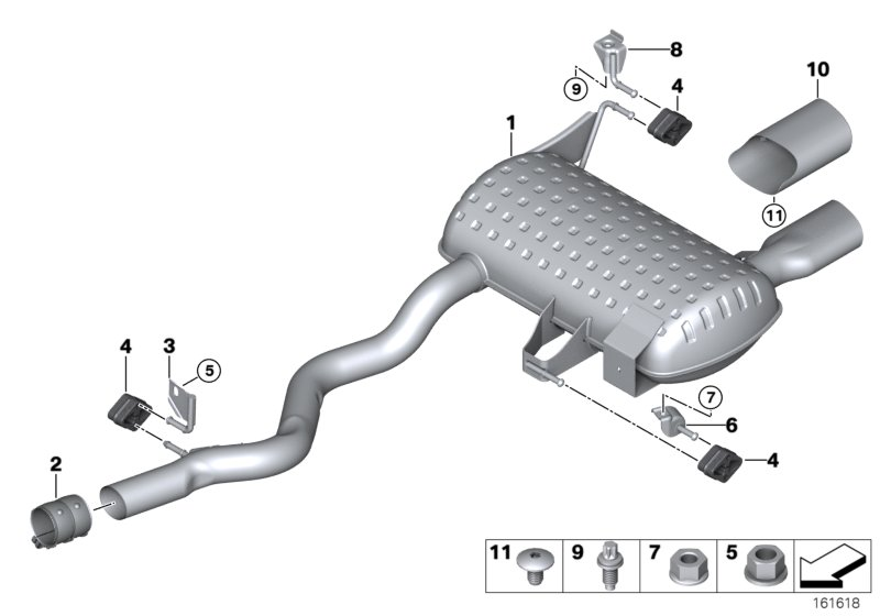 BMW 18 30 7 560 779 - Conector teava, sistem de esapament aaoparts.ro