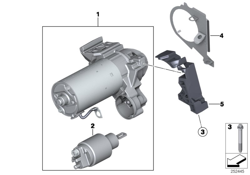 BMW 12 41 8 581 098 - Starter aaoparts.ro