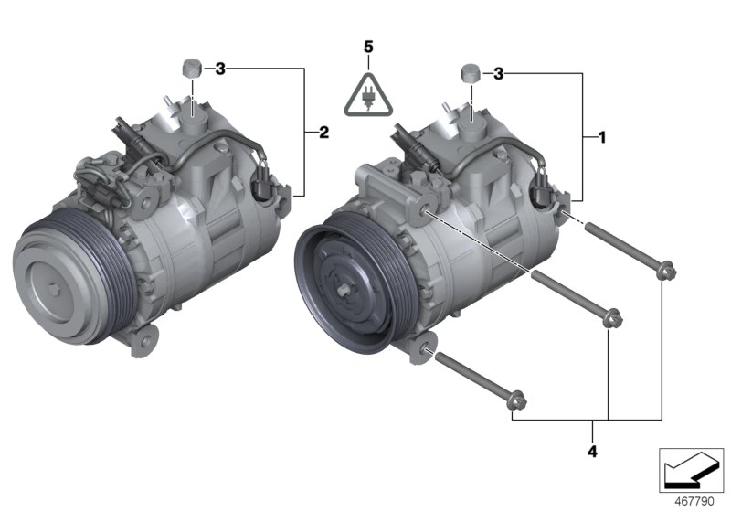 BMW 64 52 9 122 618 - Compresor, climatizare aaoparts.ro