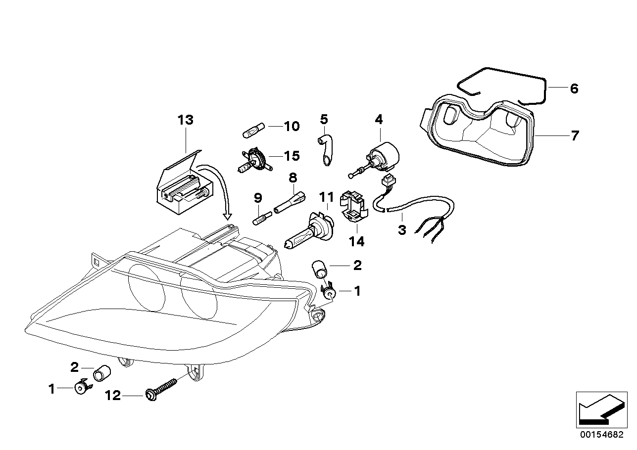 BMW 63 217 160 781 - Bec incandescent, bec lumina zi aaoparts.ro